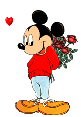 Gif animé amour Mickey